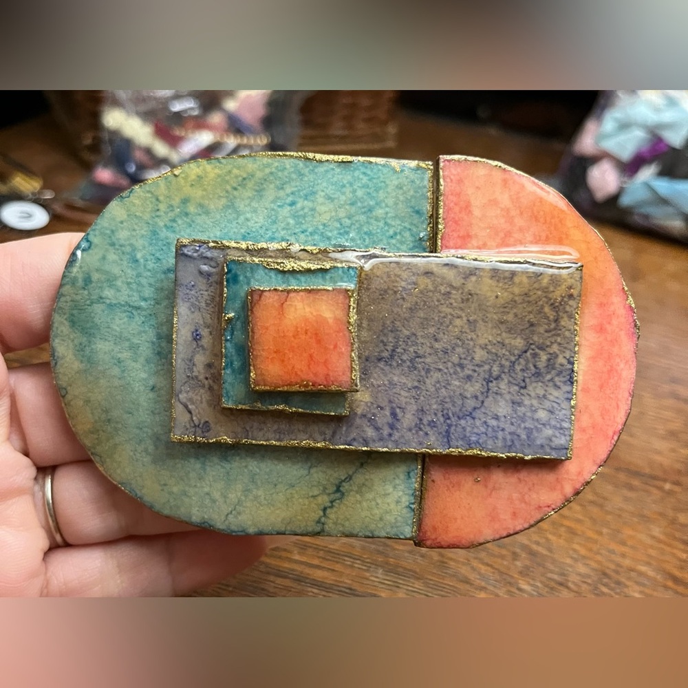 Large vintage barrette
